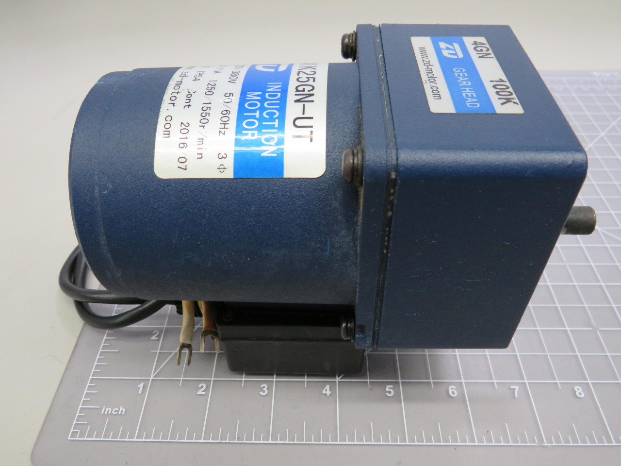 ZDMotor 4IK25GNUT 4GN 100K Induction Motor With Gear Head T157808